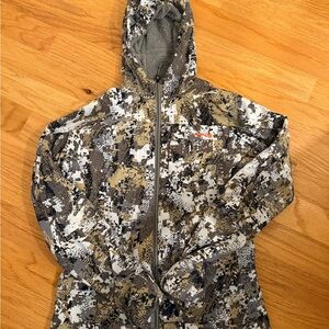 Kids Digital Camo Hooded Jacket